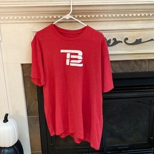 Tom Brady TB 12 Red Tee Shirt Size Xl